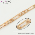 44316 xuping fashion jewelry nickel free most popular 18k gold plated chain necklace for women import jewelry from china